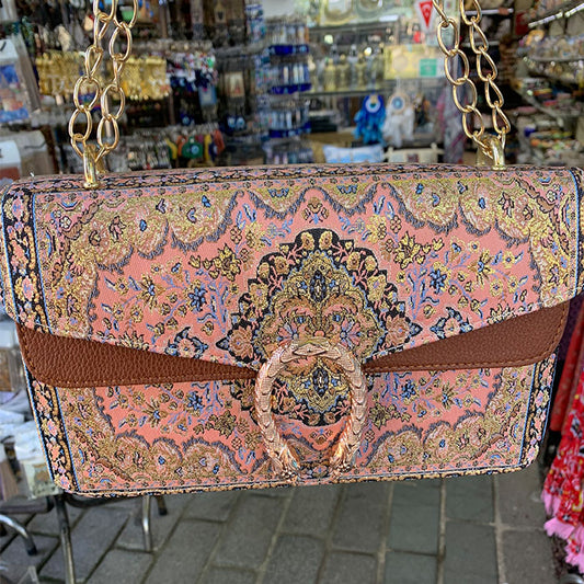 Turkish Crossbody Snake Buckle Bag