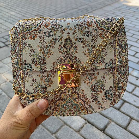 Turkish Oval Crossbody Bag