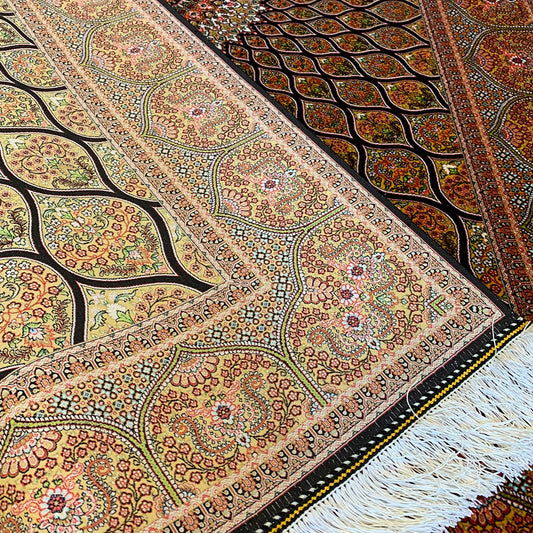 Bamboo Silk Carpet - Multicoloured