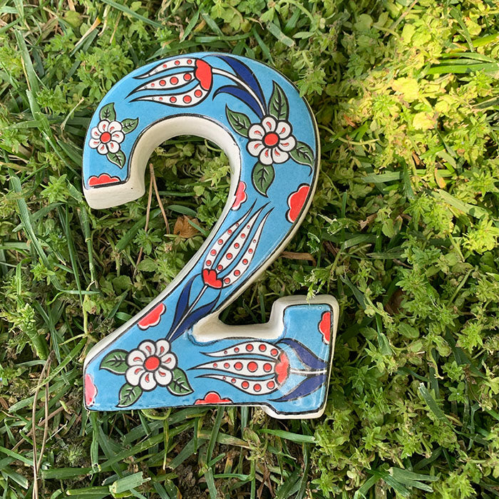 Turkish Handmade Ceramic Door Numbers