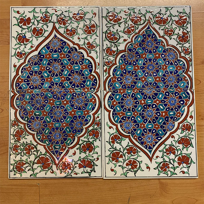 Turkish Handmade Ceramic Tiles Set