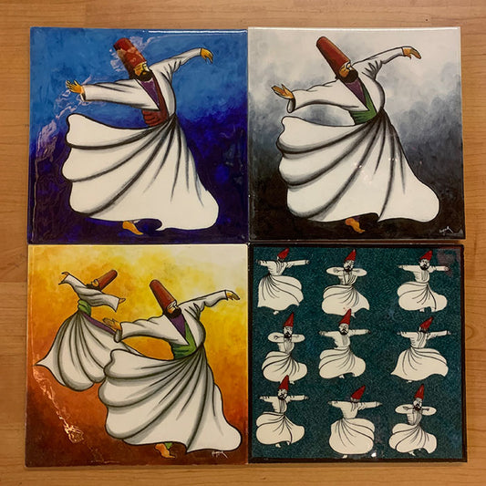 Turkish Handmade Ceramic Tiles Set