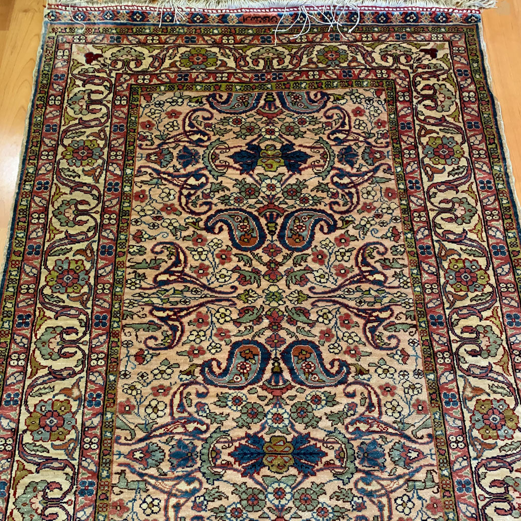 Silk Beige Turkish Carpet