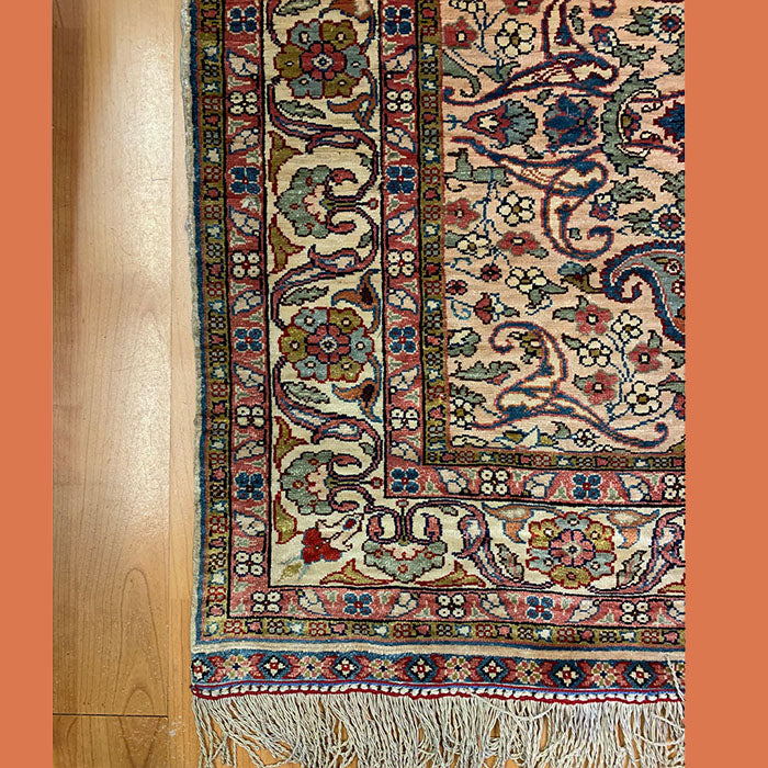 Silk Beige Turkish Carpet