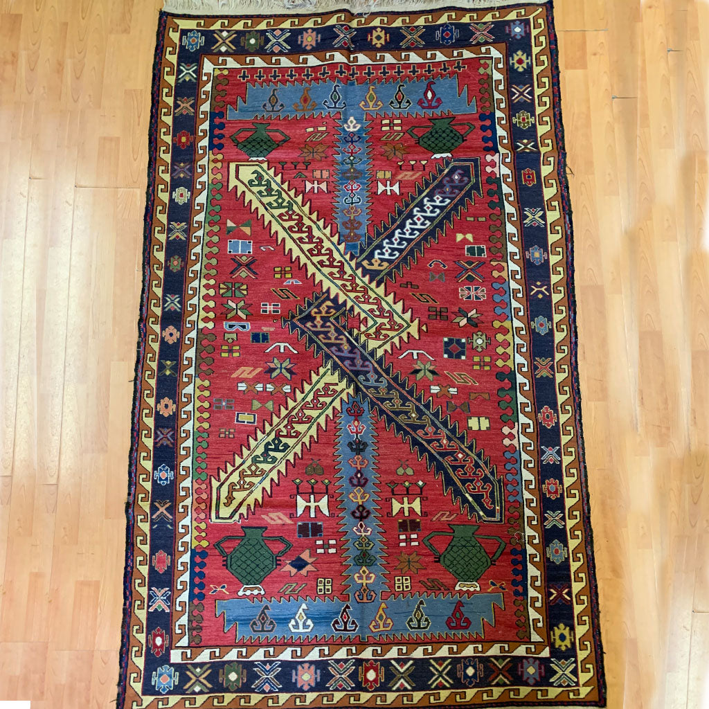 Handmade Persian Soumak Rug HS-152