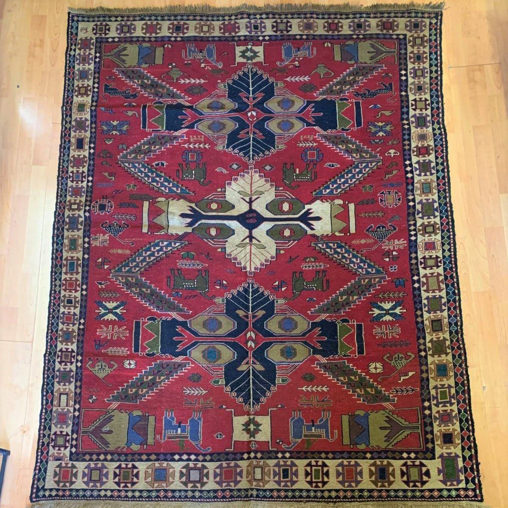 Handmade Persian Soumak Rug HS-153