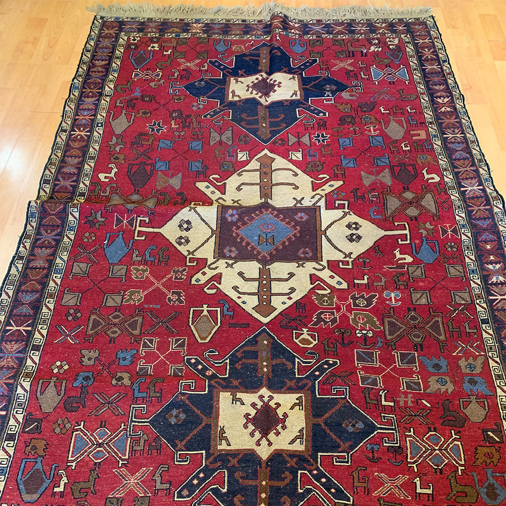 Handmade Persian Soumak Rug HS-154