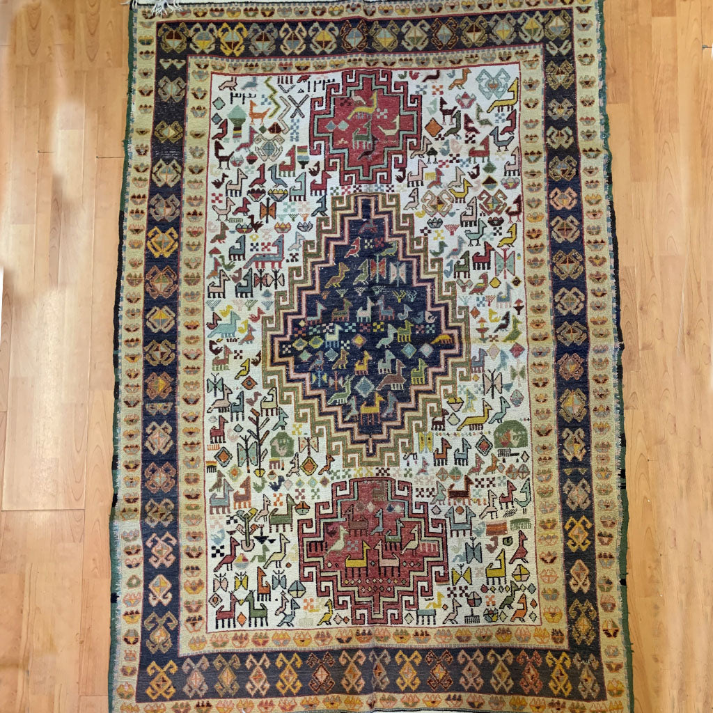 Handmade Persian Soumak Rug HS-157