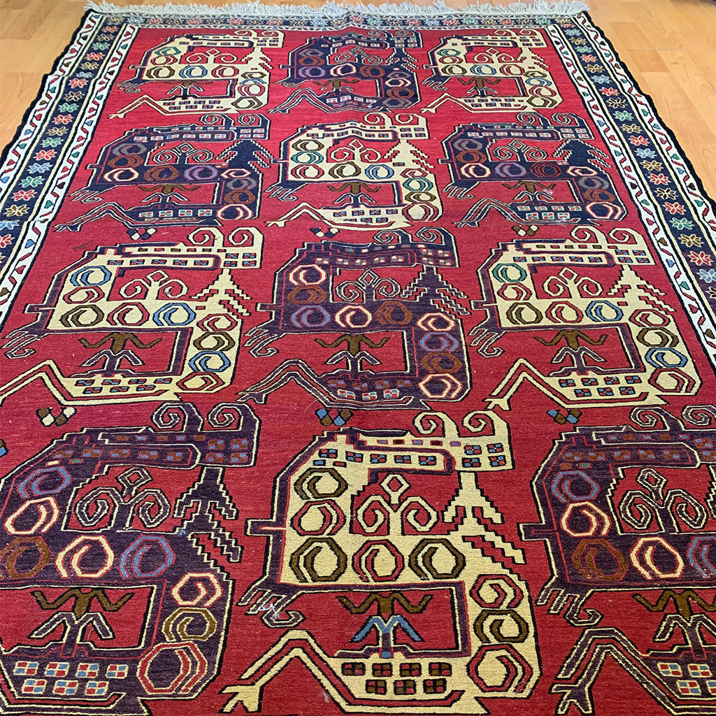 Handmade Persian Soumak Rug HS-159