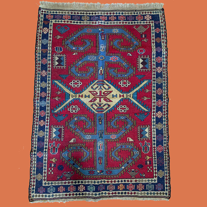 Handmade Persian Soumak Rug HS-163