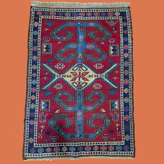 Handmade Persian Soumak Rug HS-163