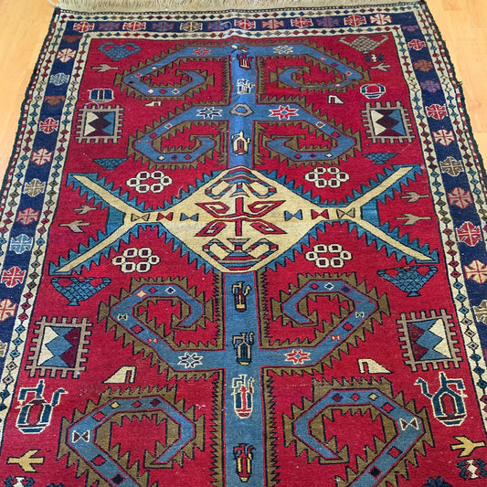 Handmade Persian Soumak Rug HS-163