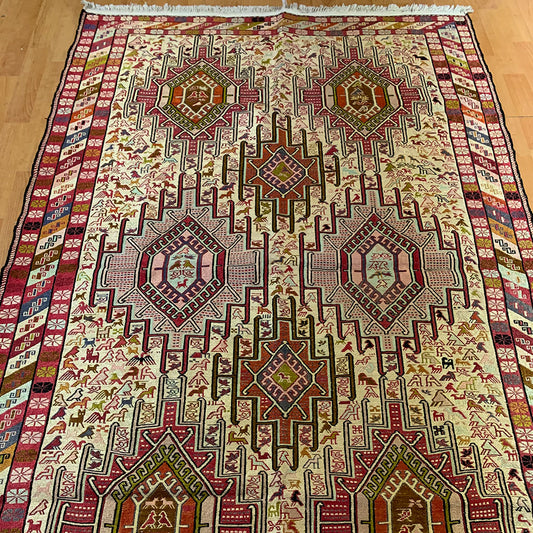 Handmade Persian Soumak Rug HS-211