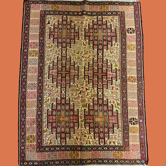 Handmade Persian Soumak Rug HS-214