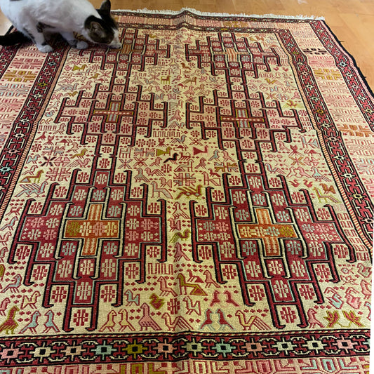 Handmade Persian Soumak Rug HS-214