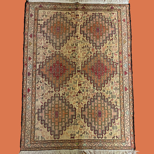 Handmade Persian Soumak Rug HS-219