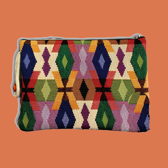 Turkish Tapestry Woven Tablet Bag Clutch