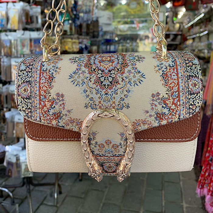 Turkish Crossbody Snake Buckle Bag