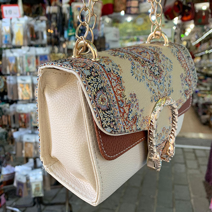 Turkish Crossbody Snake Buckle Bag