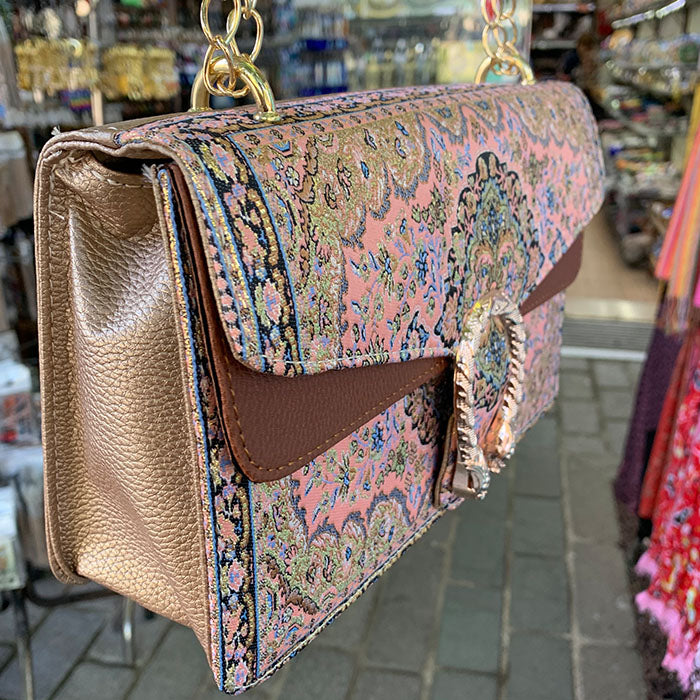 Turkish Crossbody Snake Buckle Bag