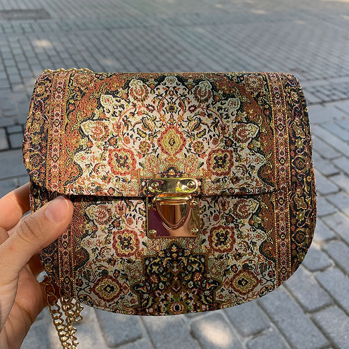 Turkish Oval Crossbody Bag