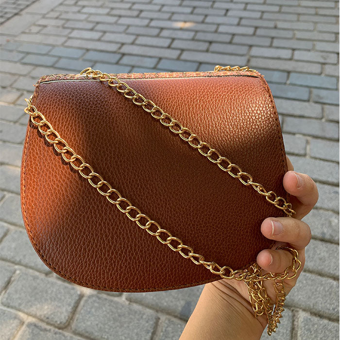 Turkish Oval Crossbody Bag